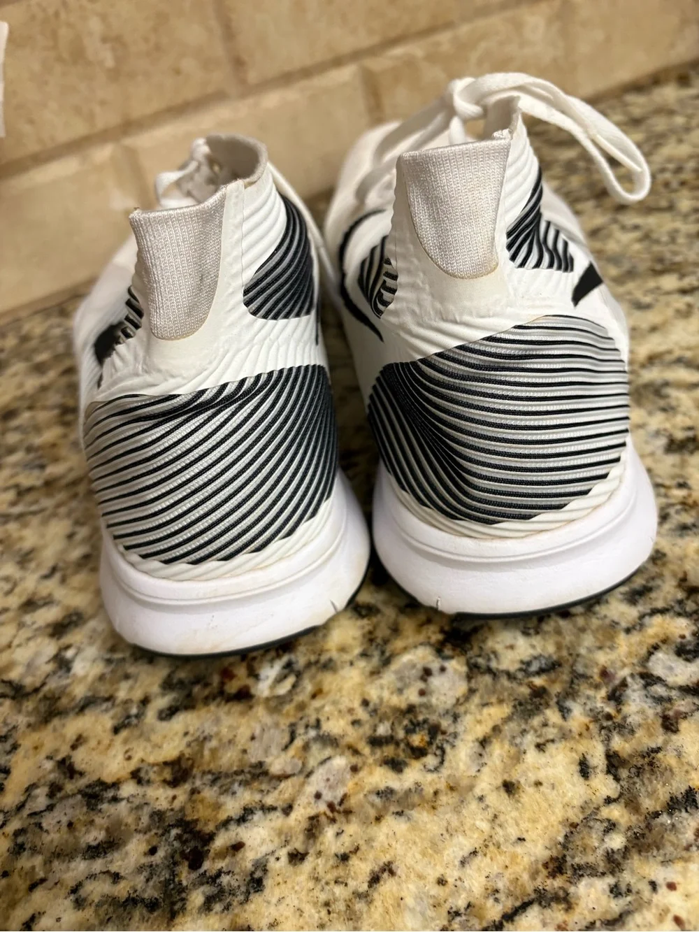 Nike Men’s White and Black Athletic Training Shoes